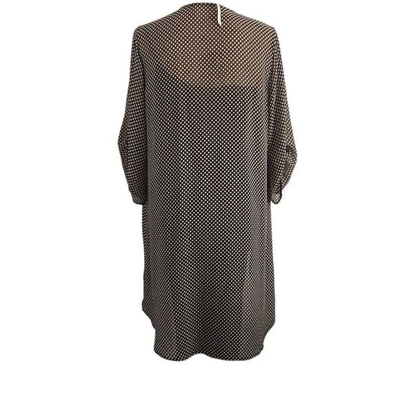 EUC Bellatrix Sheer Polka Dot Print Duster Blouse - Size M - Picture 3 of 5